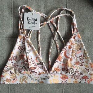 NWT Kulani Kinis Matilda Triangle Cross-back Top